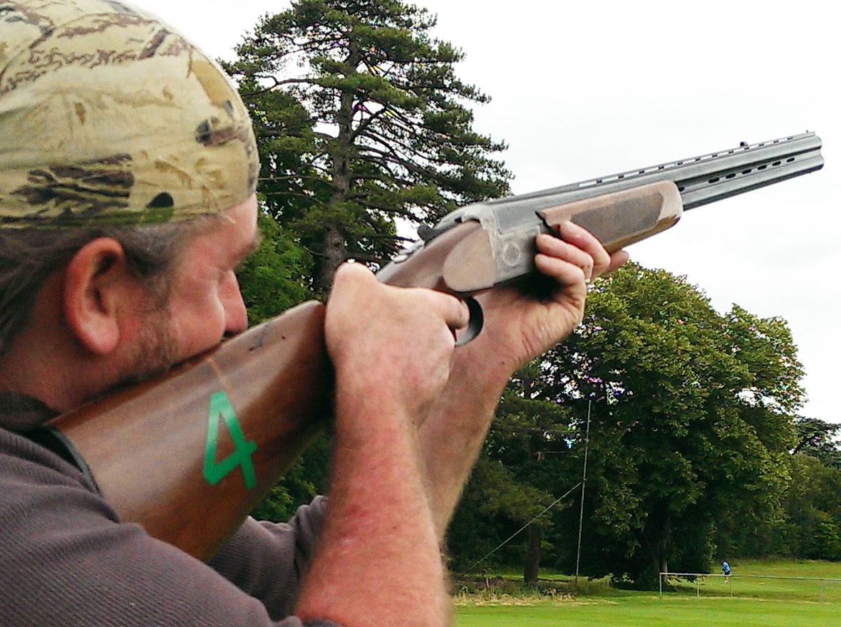 Laser Clay Pigeon Shooting with Joe's Bows 